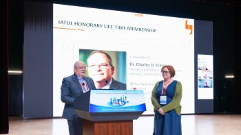 Honorary lifetime membership awarded to Dr. Charles D. Eckman&nbsp;